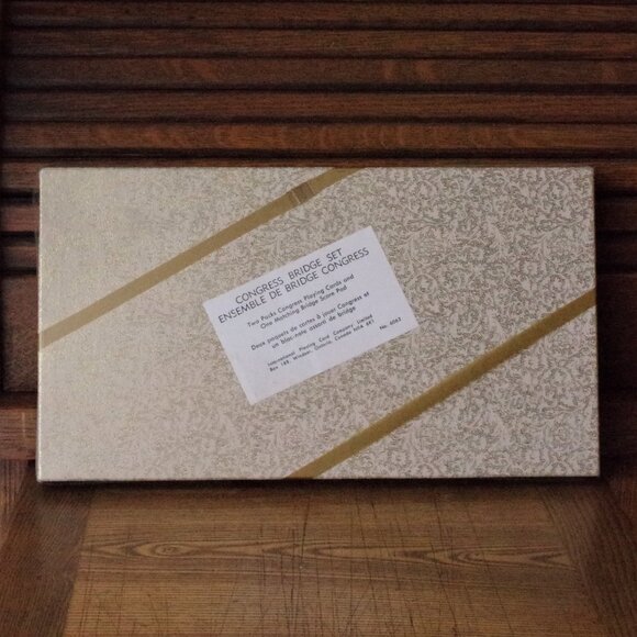 Vintage Unopened Congress Bridge Set - International Playing Card Company Ltd - Picture 2 of 3